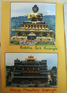 CLASS-1-A SIKKIM STATE  FAMOUS TEMPLES (ACTIVITY)