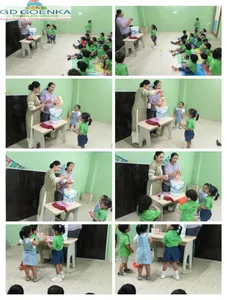 Doll bathing activity (Hygiene and cleanliness week)