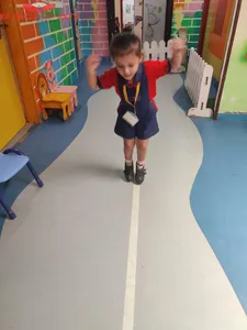 PLAYING AND WALKING ON A STRAIGHT LINE-3