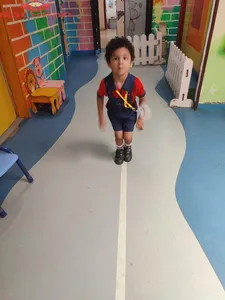 PLAYING AND WALKING ON A STRAIGHT LINE-5
