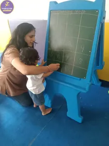 Day care activity- learning to write numbers-4