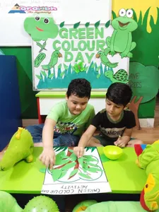 GREEN COLOUR DAY CELEBRATION 🟩🟢🥒🥒🌳🌲🐢🐊-33