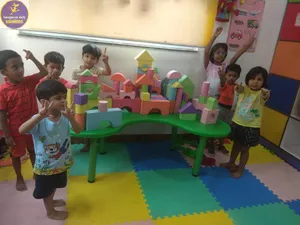 Daycare activity block building