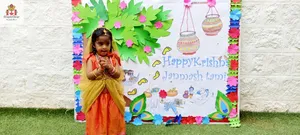 Toddler krishna janmashtami celebration-5