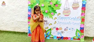 Toddler krishna janmashtami celebration-6