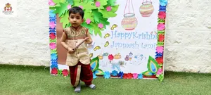 Toddler krishna janmashtami celebration-8