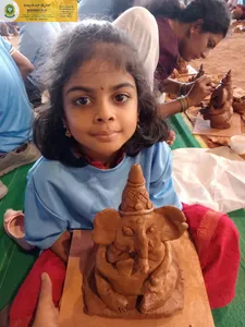 Children participated in Ganesh utsav 😊🪅❤️-2