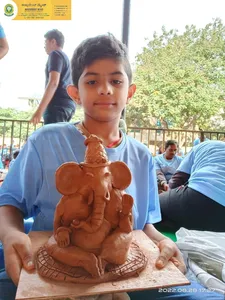 Children participated in Ganesh utsav 😊🪅❤️-4