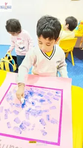 Square Sponge Activity for Play Group-7