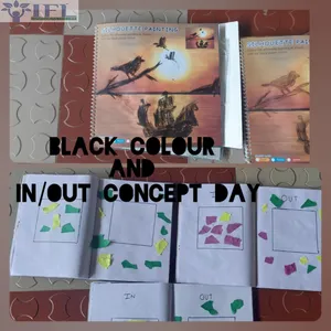 Black colour and In / Out concept day
