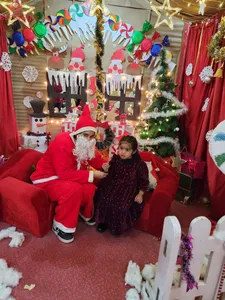 Santa with kids-1