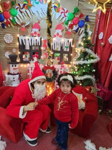 Santa with kids-7