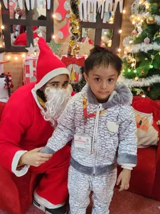 Santa with kids-10