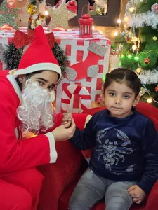Santa with kids-30