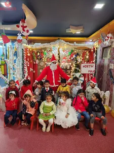 Santa with kids-33