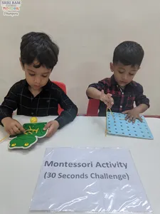 Montessori Activity (Lacing)