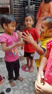 Toddlers Holi Celebration 🎊🎉-4