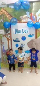 Blue day celebration Playschool morning batch