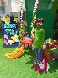 KG class Hariyali Teej celebration-10