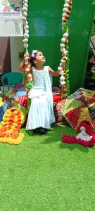 KG class Hariyali Teej celebration-14