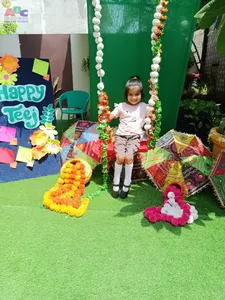 KG class Hariyali Teej celebration-15