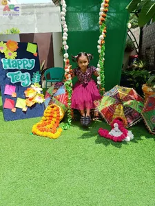 KG class Hariyali Teej celebration-22