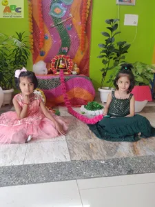 Krishna janmashtami utsav Nursery B-10