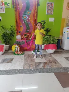 Krishna janmashtami utsav Nursery B-11