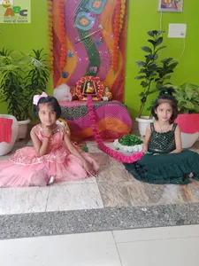 Krishna janmashtami utsav Nursery B-12