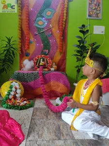 Krishna janmashtami utsav Nursery B-16