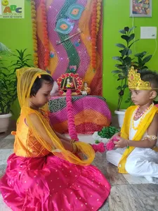 Krishna janmashtami utsav Nursery B-17