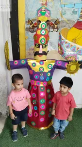 Pink colour day and Raavan making