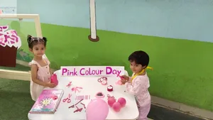 Pink colour day and Raavan making-2