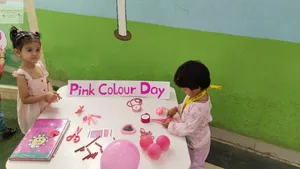 Pink colour day and Raavan making-3