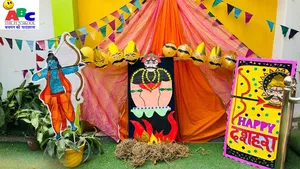 Dussehra celebration Nursery B-2