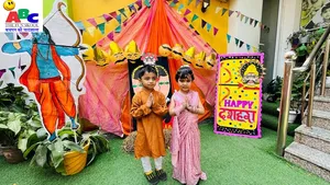 Dussehra celebration Nursery B-9