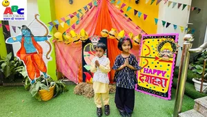 Dussehra celebration Nursery B-28