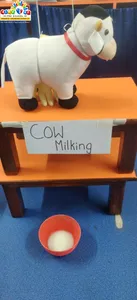 Cow milking activity