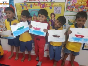 CLASS ACTIVITY: Making paper Boat-23