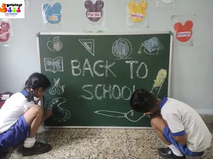 Chalk and board activity-8
